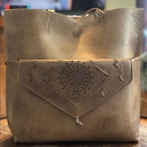 Anthropologie Thoma Tote and Clutch